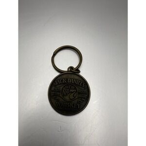Jack Daniels‎ Key Chain Vintage Old No 7 Whiskey Promo Metal Logo Distillery